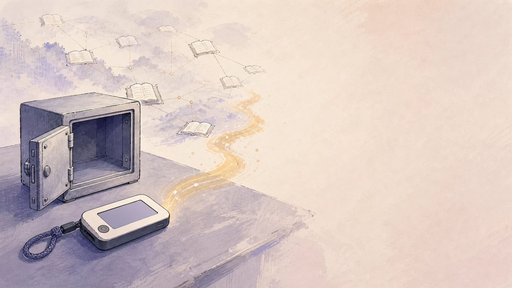 冷錢包真的把比特幣存在離線裝置裡嗎?的文章封面插畫